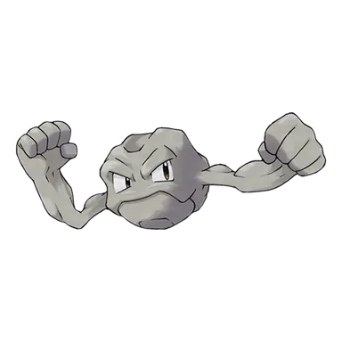 official artwork of geodude